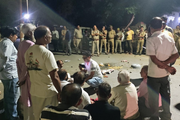 mirzapur congress dharna