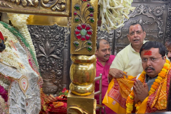 nitin nabin vindhyachal visit