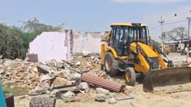 unnao bulldozer action