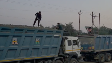 unnao overloading trucks