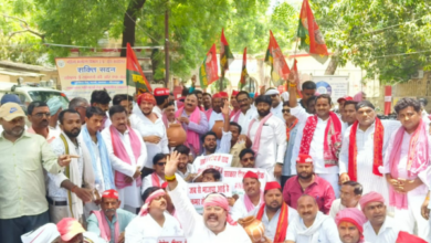 mirzapur sp protest