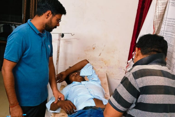 mirzapur tractor bike collision