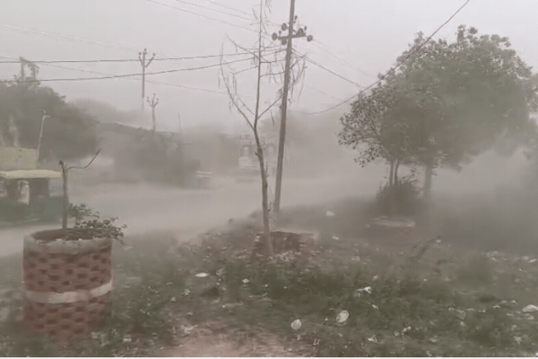 unnao hailstorm rain weather