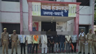 badaun hazratpur police action
