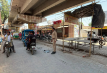 badaun traffic jam encroachment