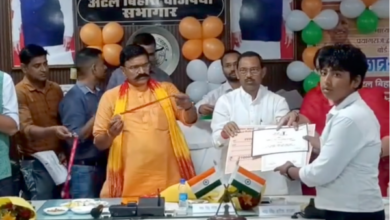 harshvardhan mishra honoured badaun