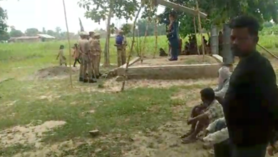 nighasan ambedkar statue damaged