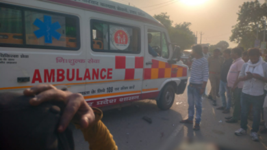 sitapur bike tractor accident