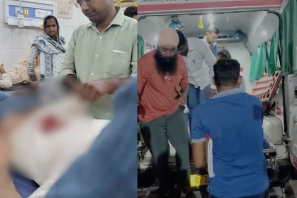 sitapur bjp leader shot