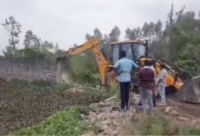 sitapur bulldozer action