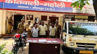 sitapur maholi police busts