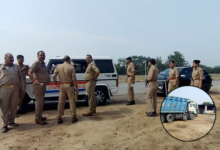 unnao dumper hit bike