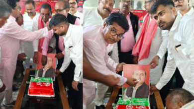 akhilesh yadav birthday celebrated