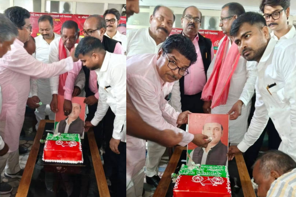 akhilesh yadav birthday celebrated