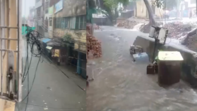 badaun heavy rain waterlogging
