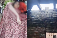 badaun roof collapse woman