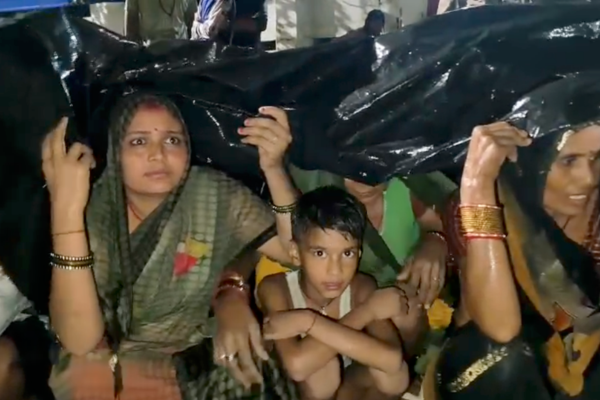 banda kanwara village waterlogging