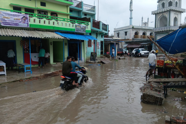 bhathat bailon road waterlogging