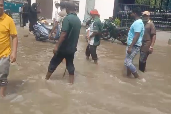 kanpur first rain hallet