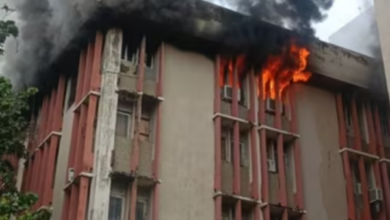 lucknow jawahar bhawan fire