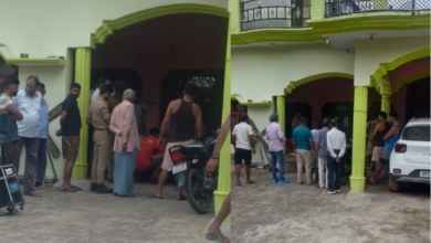 sitapur elderly man gunshot