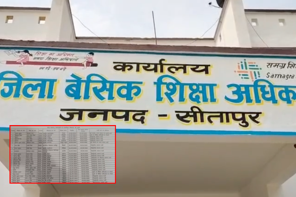 sitapur fake certificate teachers