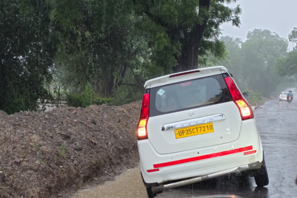 unnao hardoi road widening