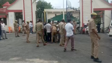 abvp police clash gorakhpur