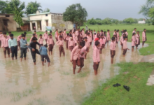 banda government school waterlogging