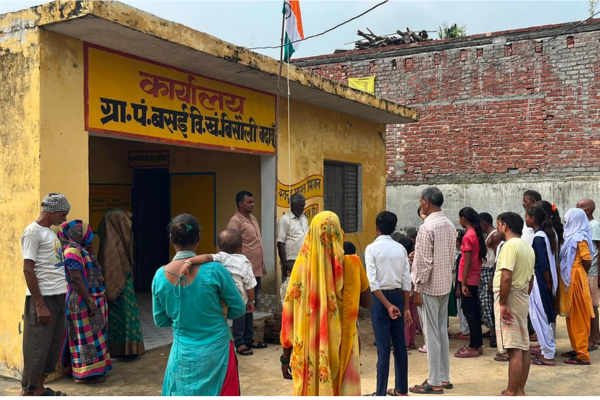 basai panchayat ghar flag