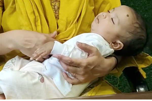 Gorakhpur SMA baby, spinal muscular atrophy infant, SMA treatment India, Gorakhpur child medical help, 10 crore injection SMA, SMA baby treatment cost, Gorakhpur latest news, infant rare disease SMA, financial help for SMA treatment, Gorakhpur medical assistance