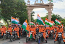 gorakhpur ndrf tiranga bike
