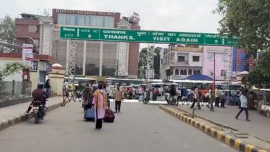 gorakhpur station road jam