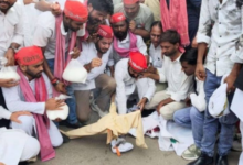 bareilly sp workers protest