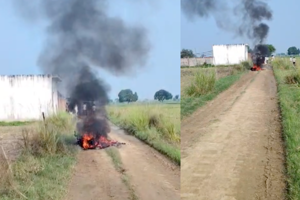 budaun bhanpur moving bike
