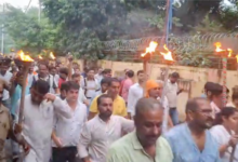 kanpur youth torch march