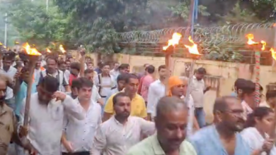 kanpur youth torch march