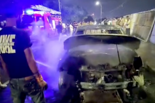 massive fire breaks out