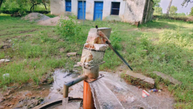 mirzapur handpump giving wate