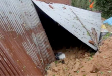 sitapur mahmoodabad rain wall