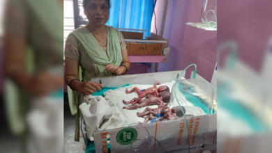 sitapur woman gives birth