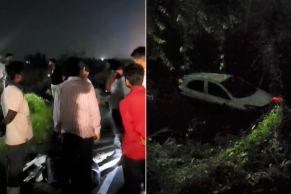 unnao car accident speeding