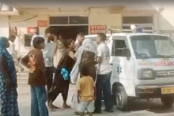 unnao district hospital fight