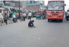 badaun wazirganj highway drunk