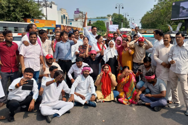 bareilly sp workers protest