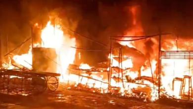kanpur baradevi mela fire