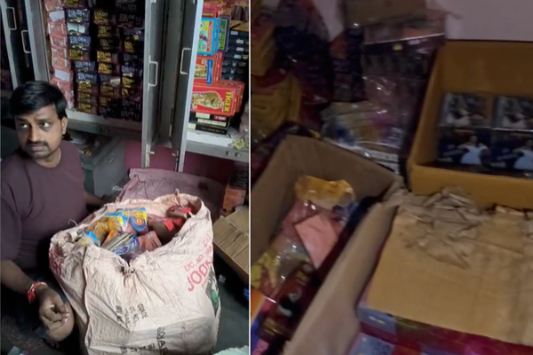 kanpur chaubeypur illegal firecrackers