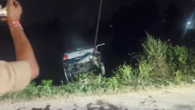 sitapur accident car falls